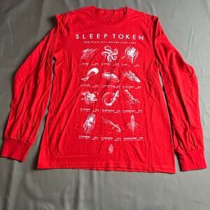 Sleep Token Shirt Red Small Long Sleeve This Place Will Become Your Tomb